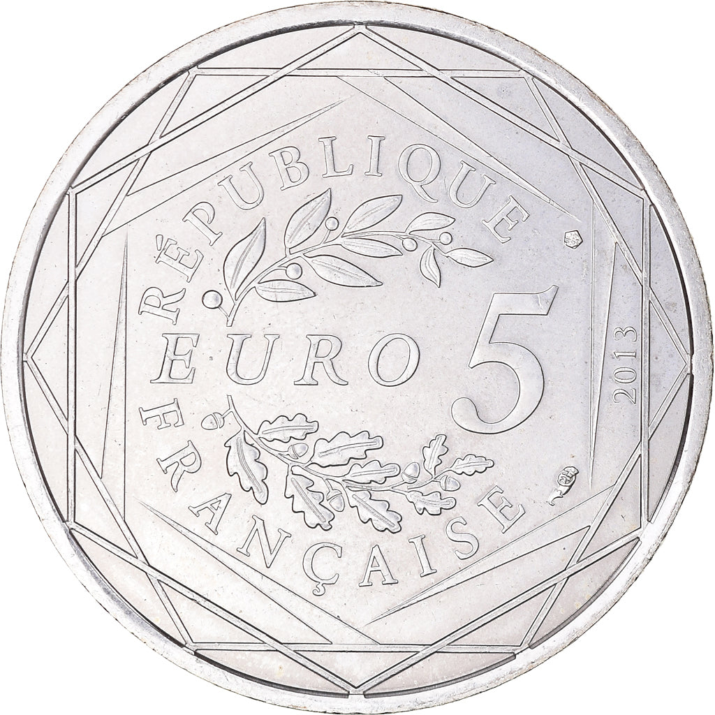 Francia, 5 Euro, Liberté, 2013, SPL, Argento, Gadoury:EU645