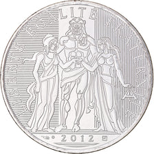 France, 10 Euro, 2012, Paris, MS(64), Silver, Gadoury:EU 516, KM:2073