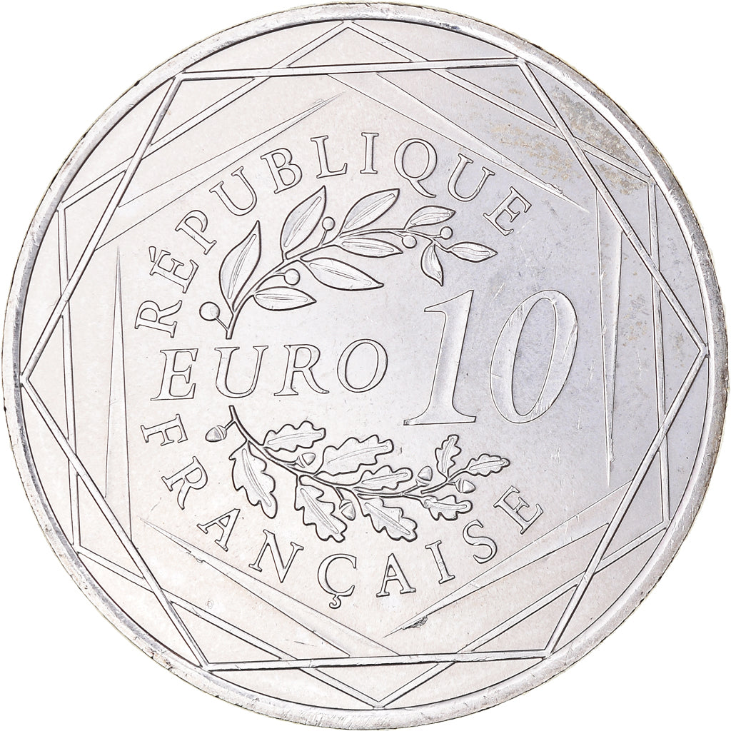 France, 10 Euro, 2013, Paris, FDC, MS(63), Silver, Gadoury:EU590, KM:2073