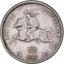 Coin, Lithuania, 2 Litu, 1925, King's Norton, AU(50-53), Silver, KM:77
