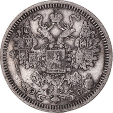 Coin, Russia, Nicholas II, 15 Kopeks, 1908, Saint-Petersburg, EF(40-45), Silver