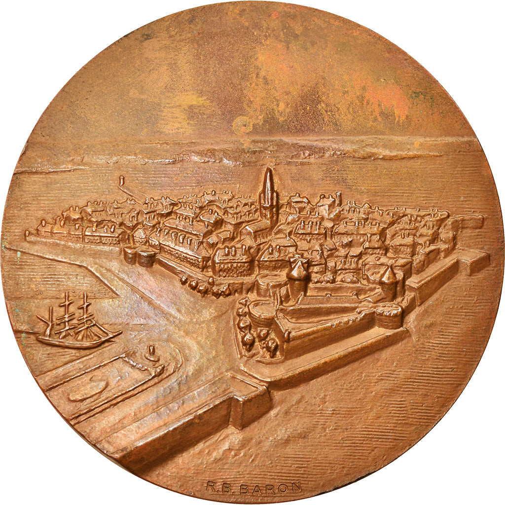 Francja, Medal, Aux Marins de Saint-Malo, Wysyłka, Undated, Baron, AU(50-53)