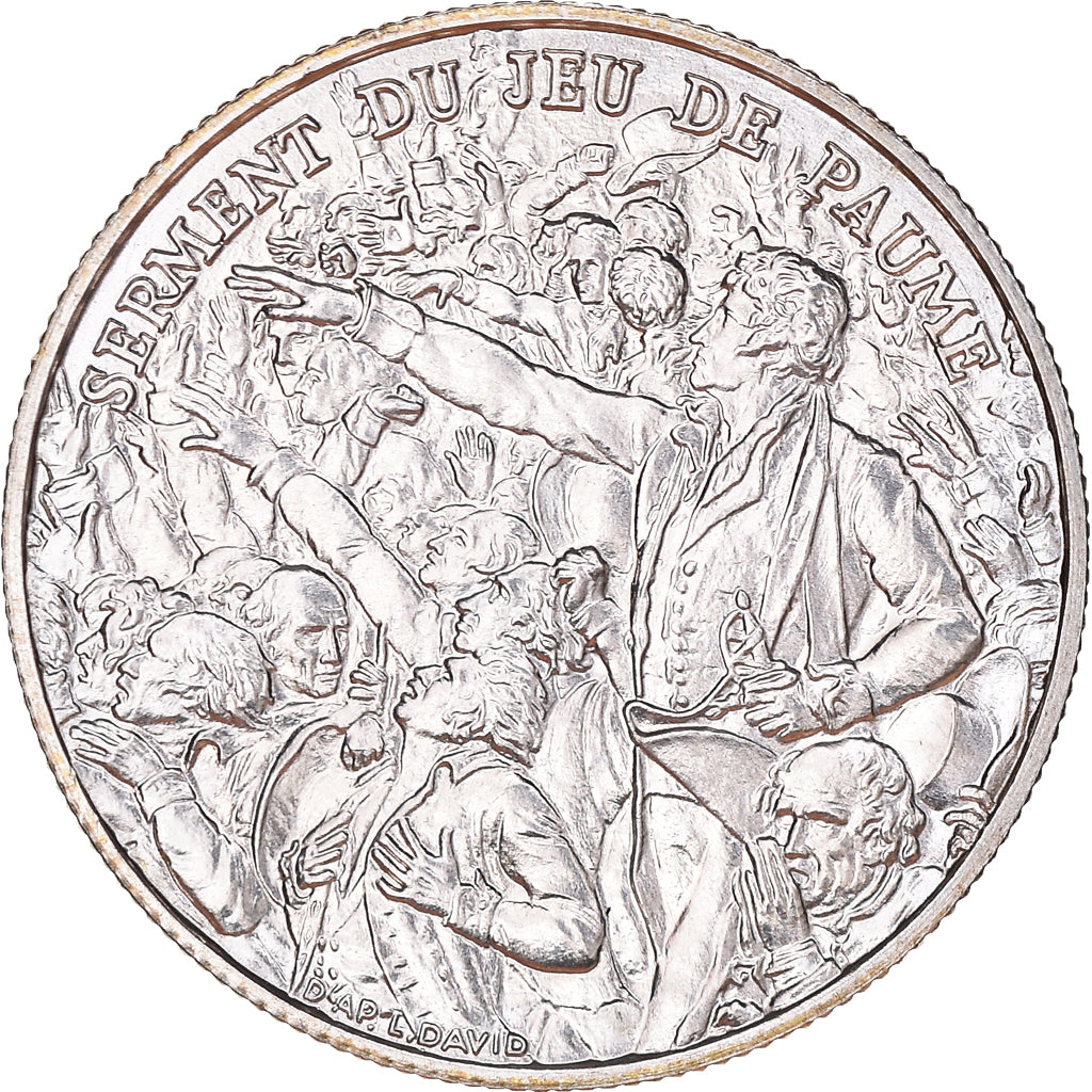 France, Médaille, Révolution Française, Serment du Jeu de Paume, 1989, SUP