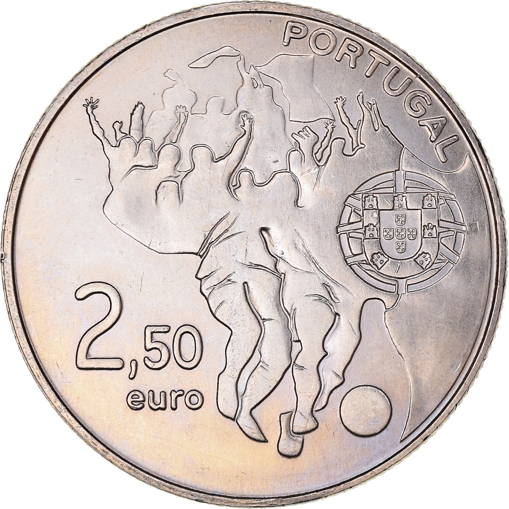 Portogallo, 2-1/2 Euro, 2010, Lisbon, SPL, Rame-nichel, KM:797