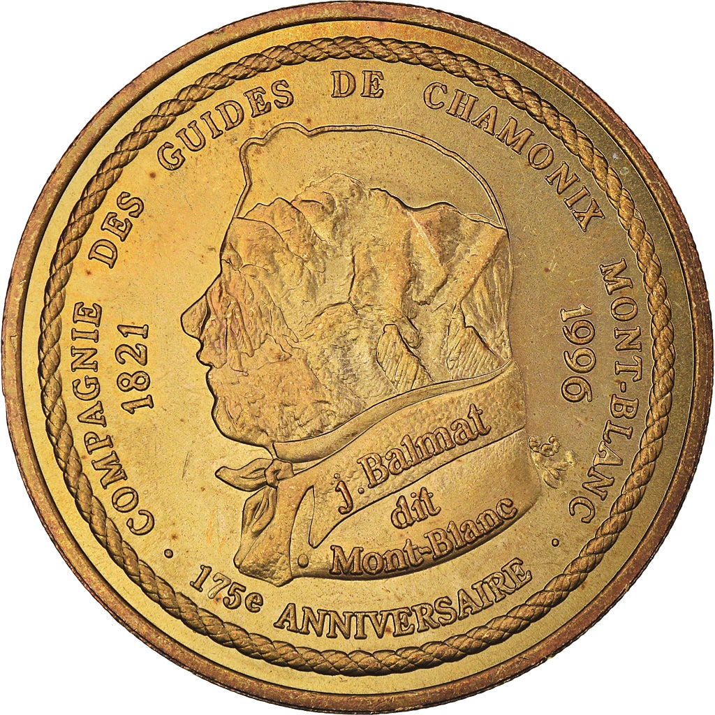 Francia, 1,5 Euro, Euro des villes - Chamonix, 1996, SPL, Alluminio-bronzo