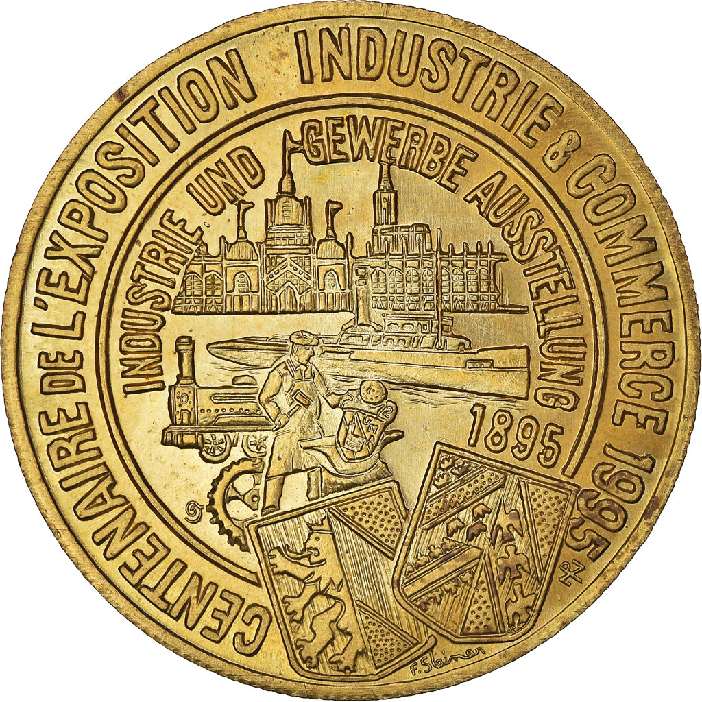 France, Ecu, Euro des Villes, 1995, Strasbourg, MS(63)