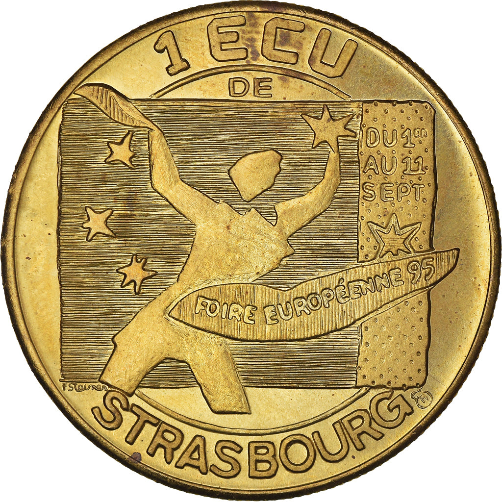 France, Ecu, Euro des Villes, 1995, Strasbourg, MS(63)