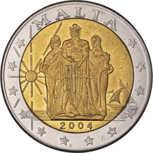 Coin, Malta, Fantasy euro patterns, 2 Euro, 2004, Proof, MS(64), Bi-Metallic