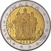 Coin, Malta, Fantasy euro patterns, 2 Euro, 2004, Proof, MS(64), Bi-Metallic