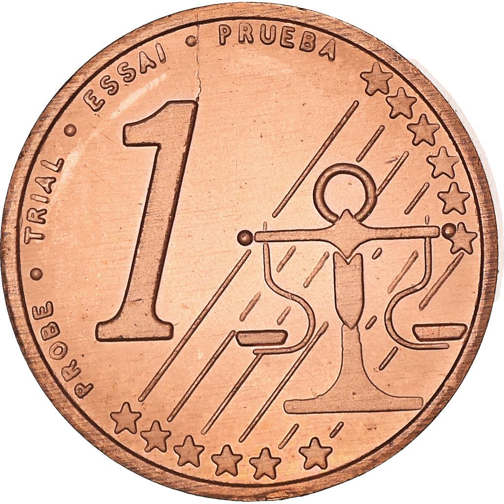 Latvia, Euro Cent, 2004, unofficial private coin, MS(60-62), Copper Plated Steel