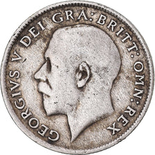 Coin, Great Britain, George V, 6 Pence, 1920, VF(30-35), Silver, KM:815