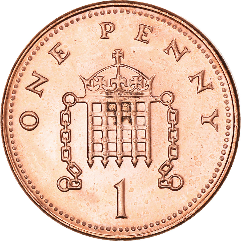 Moneta, Gran Bretagna, Elizabeth II, Penny, 2005, SPL, Acciaio placcato rame