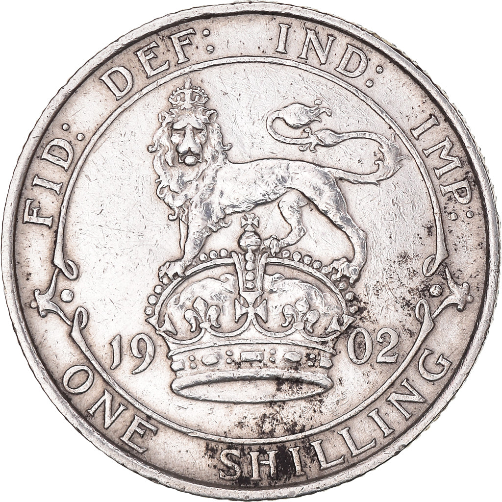 Münze, Großbritannien, Edward VII, Shilling, 1902, S, Silber, KM:800