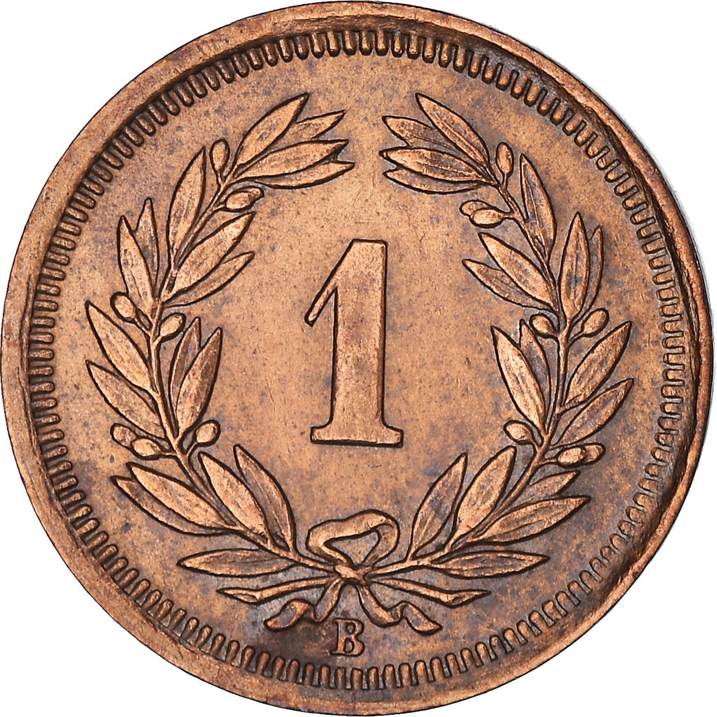 Coin, Switzerland, Rappen, 1936, Bern, AU(50-53), Bronze, KM:3.2
