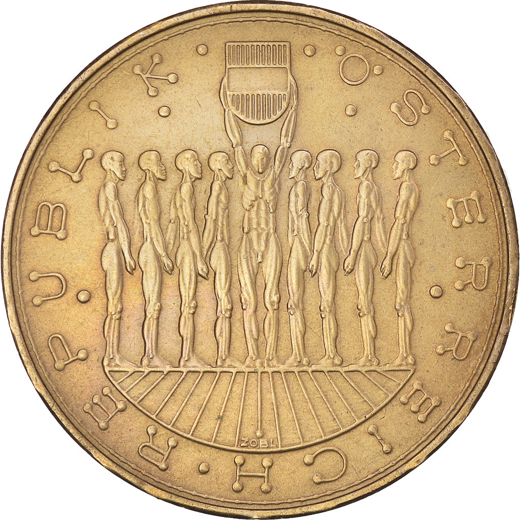 Moneda, Austria, 20 Schilling, 1980, MBC+, Cobre - aluminio - níquel, KM:2946.1
