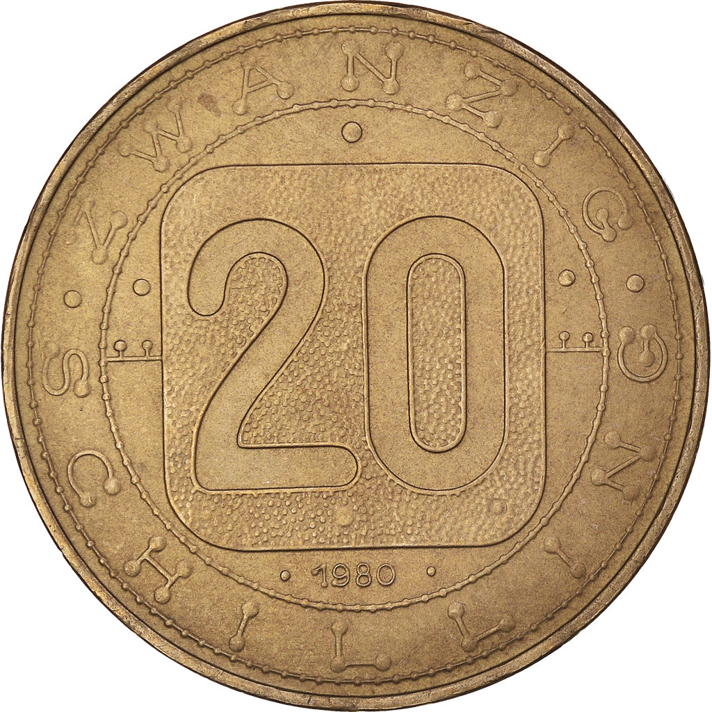 Moneda, Austria, 20 Schilling, 1980, MBC+, Cobre - aluminio - níquel, KM:2946.1