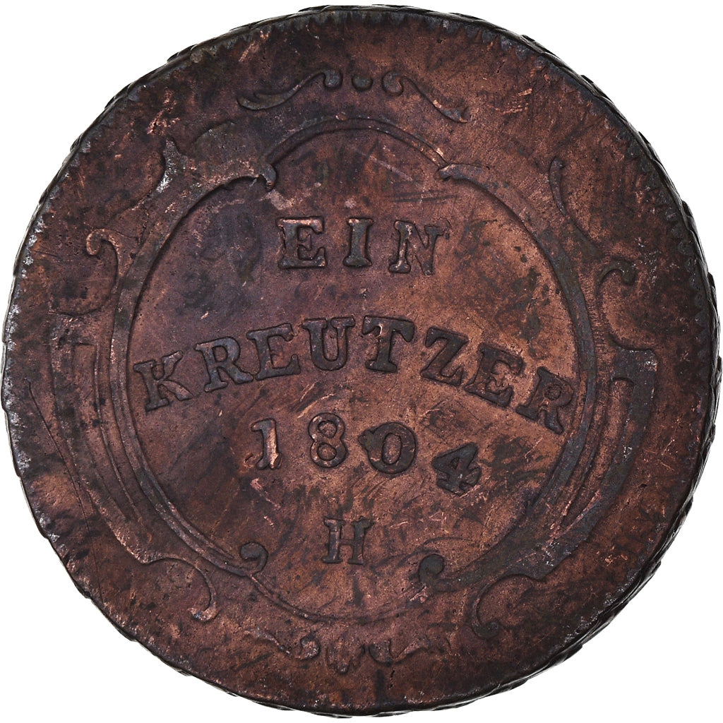 Moneta, Stati austriaci, SALZBURG, Ferdinand, Kreuzer, 1804, BB, Rame, KM:491