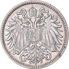 Moneta, Austria, Franz Joseph I, 10 Heller, 1895, BB+, Nichel, KM:2802