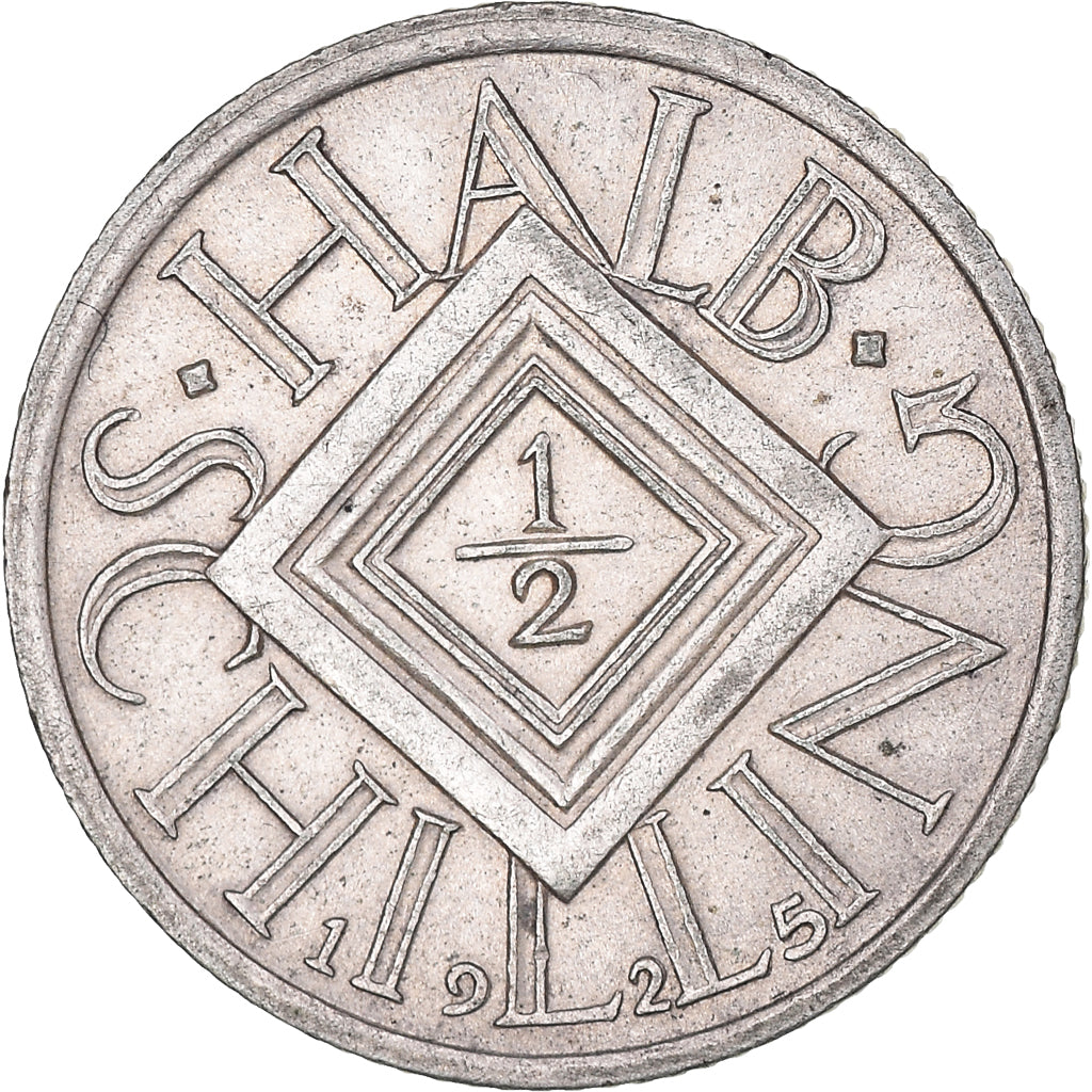 Coin, Austria, 1/2 Schilling, 1925, AU(50-53), Silver, KM:2839