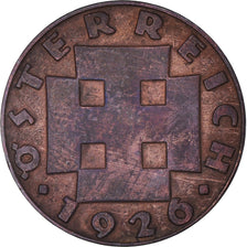Coin, Austria, 2 Groschen, 1926, VF(20-25), Bronze, KM:2837