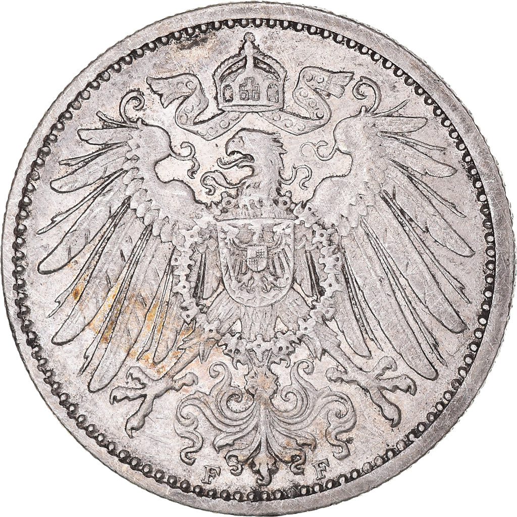 Moneta, GERMANIA - IMPERO, Wilhelm II, Mark, 1901, Stuttgart, BB, Argento, KM:14