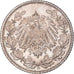 Moneta, GERMANIA - IMPERO, 1/2 Mark, 1915, Karlsruhe, SPL-, Argento, KM:17