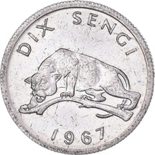 Moneta, CONGO, REPUBBLICA DEMOCRATICA DEL, 10 Sengis, 1967, SPL, Alluminio, KM:7