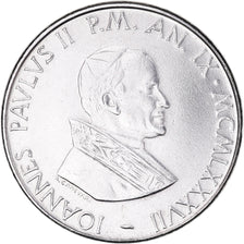 Moneta, CITTÀ DEL VATICANO, John Paul II, 50 Lire, 1987, FDC, SPL+, Acciaio
