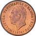 Moneda, Samoa, Sene, 1974, EBC+, Bronce, KM:12