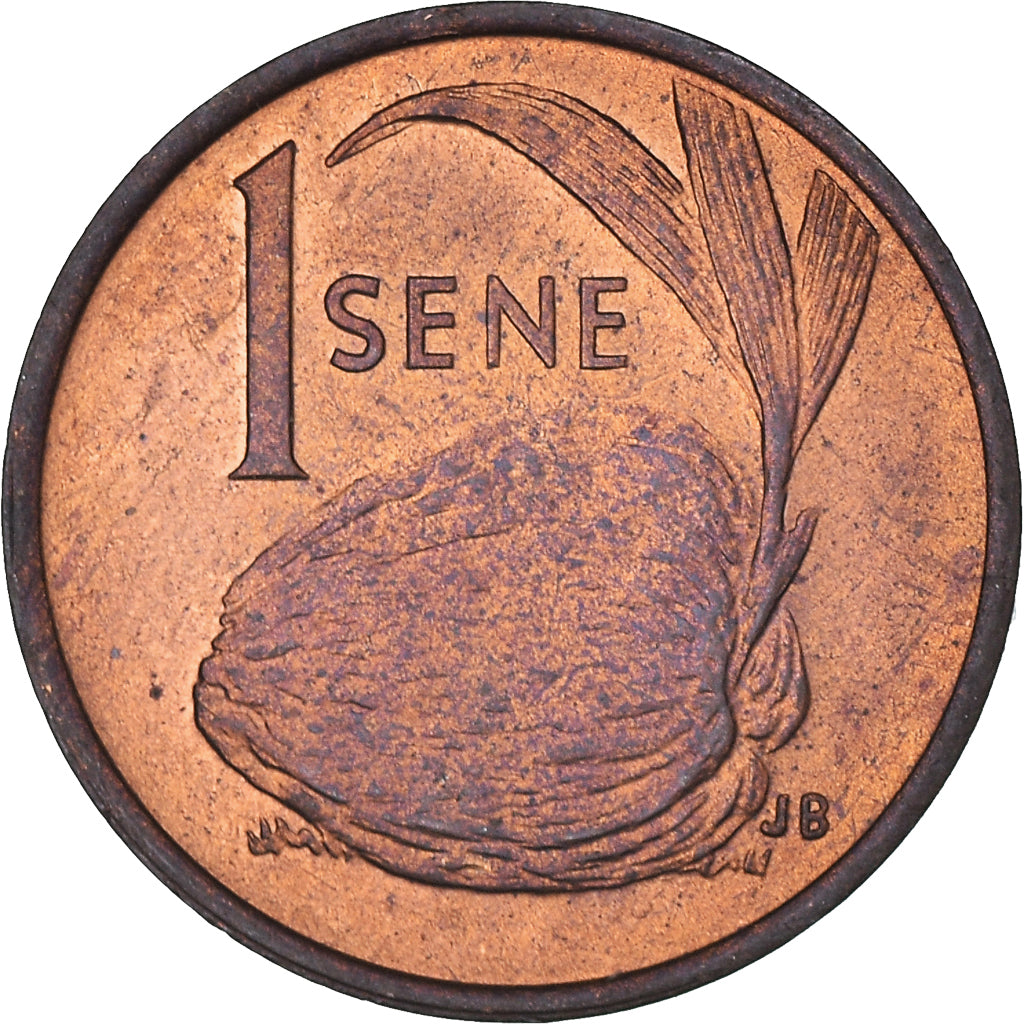 Coin, Samoa, Sene, 1974, MS(60-62), Bronze, KM:12