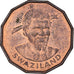 Coin, Swaziland, Sobhuza II, Cent, 1975, British Royal Mint, AU(55-58), Bronze