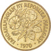 Coin, Madagascar, 20 Francs, 4 Ariary, 1970, Paris, AU(55-58), Aluminum-Bronze