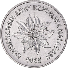 Monnaie, Madagascar, 2 Francs, 1965, Paris, SUP, Acier inoxydable, KM:9