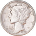Coin, United States, Mercury Dime, Dime, 1942, U.S. Mint, Denver, AU(50-53)