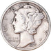 Coin, United States, Mercury Dime, Dime, 1937, U.S. Mint, Philadelphia