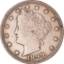 Moneda, Estados Unidos, Liberty Nickel, 5 Cents, 1899, U.S. Mint, Philadelphia
