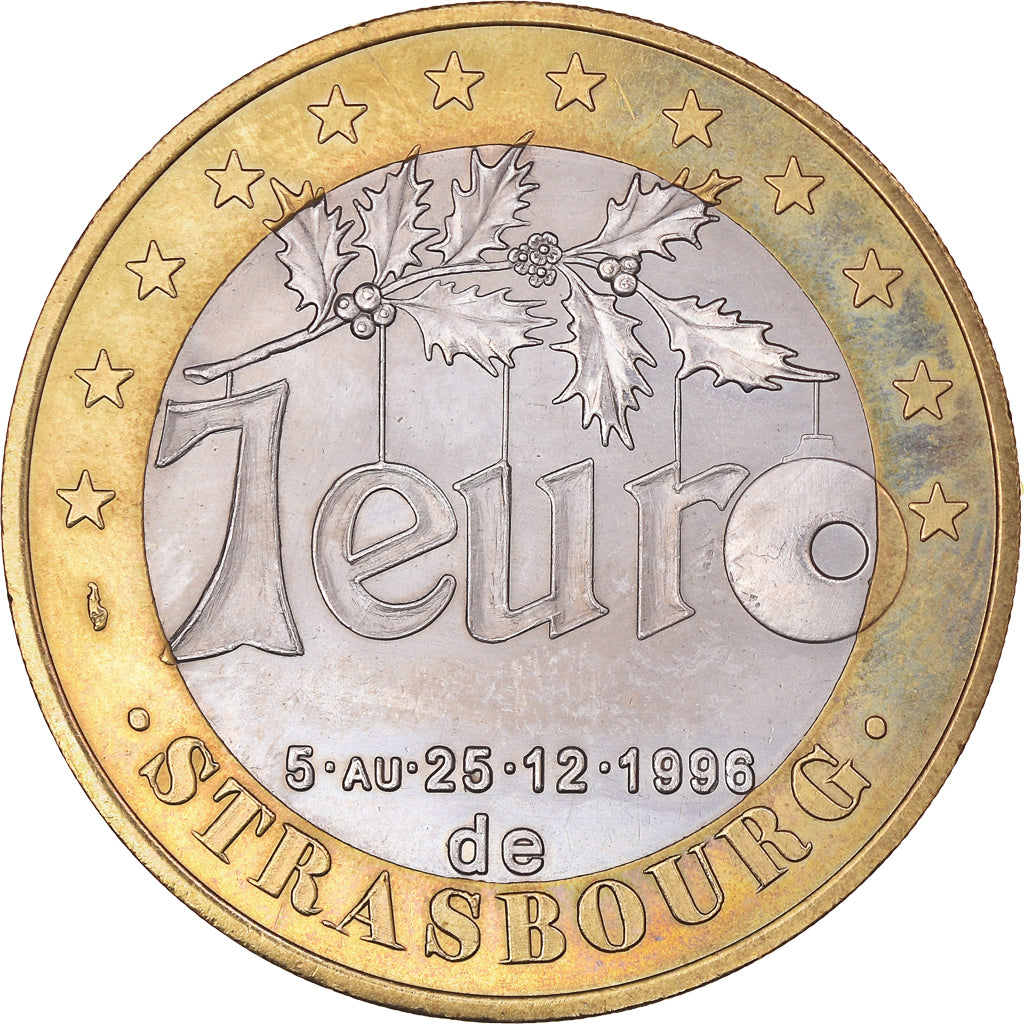 France, 1 Euro, Euro des Villes, 1996, Strasbourg - Association française des