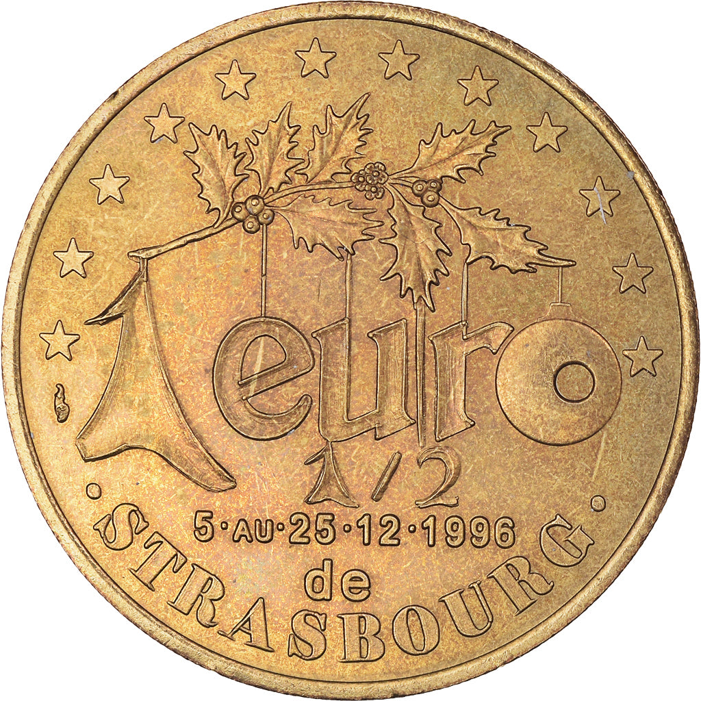Frankreich, 1-1/2 Euro, Euro des Villes, 1996, Strasbourg - Association
