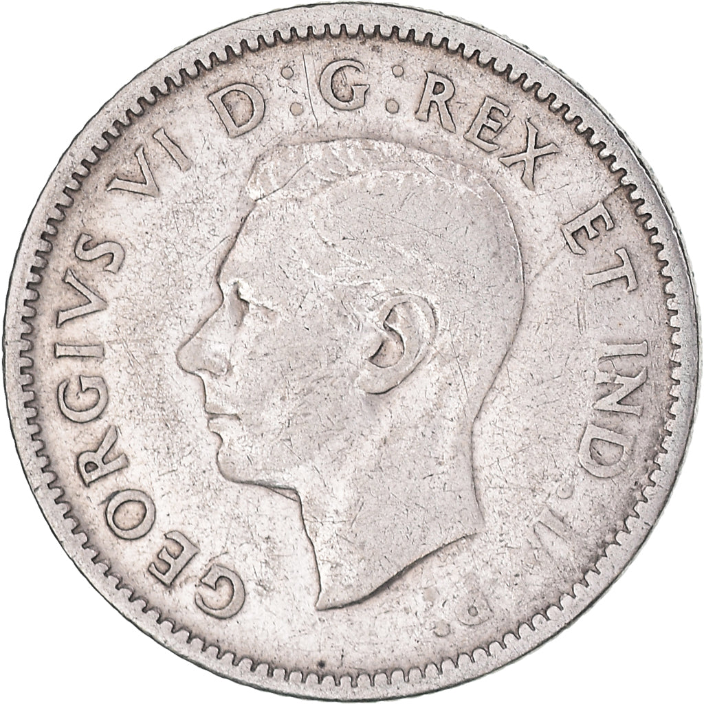 Moneta, Canada, George VI, 10 Cents, 1943, Royal Canadian Mint, Ottawa, MB+