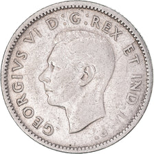 Moneta, Canada, George VI, 10 Cents, 1943, Royal Canadian Mint, Ottawa, MB+