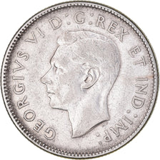 Monnaie, Canada, George VI, 25 Cents, 1946, Royal Canadian Mint, Ottawa, TB+