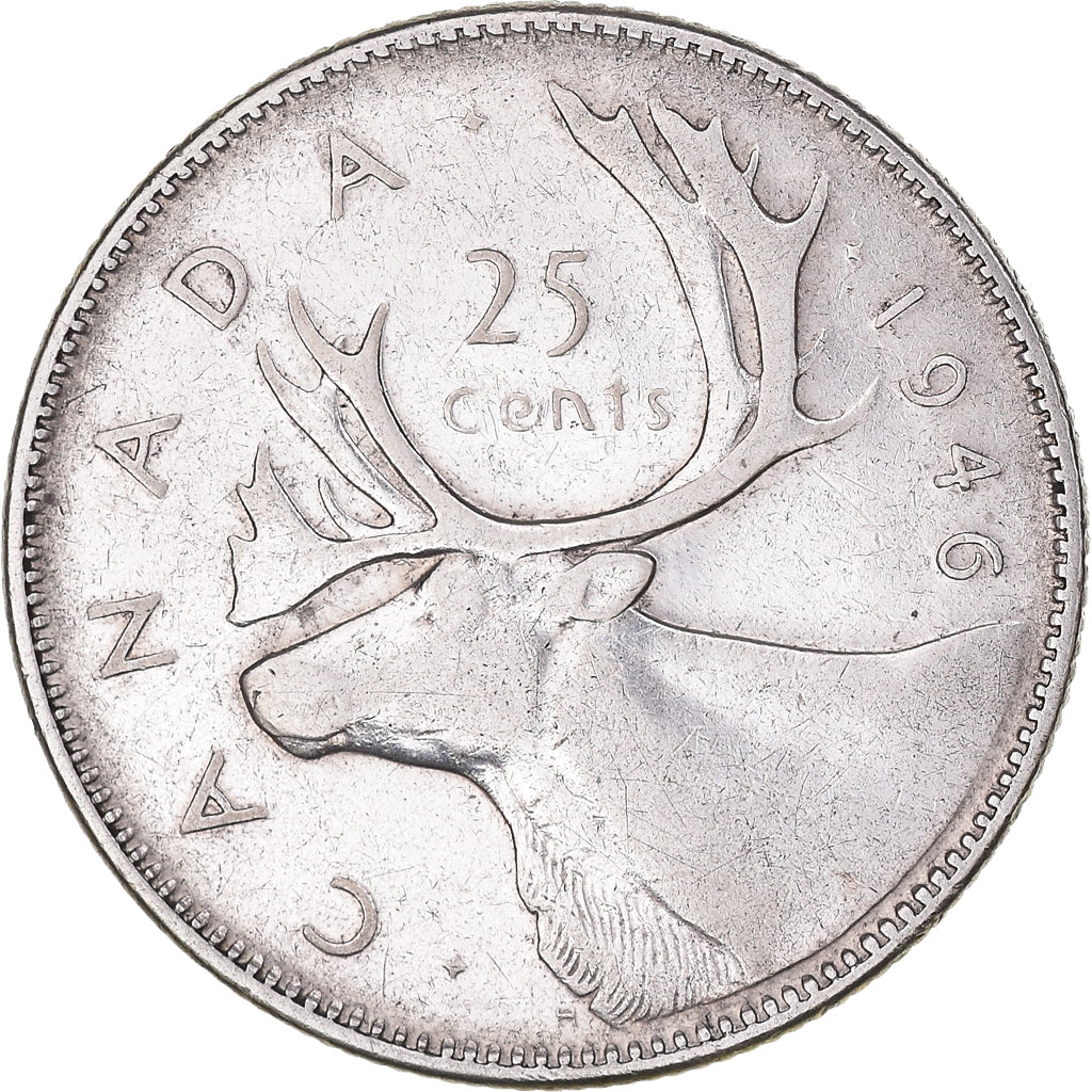 Monnaie, Canada, George VI, 25 Cents, 1946, Royal Canadian Mint, Ottawa, TB+