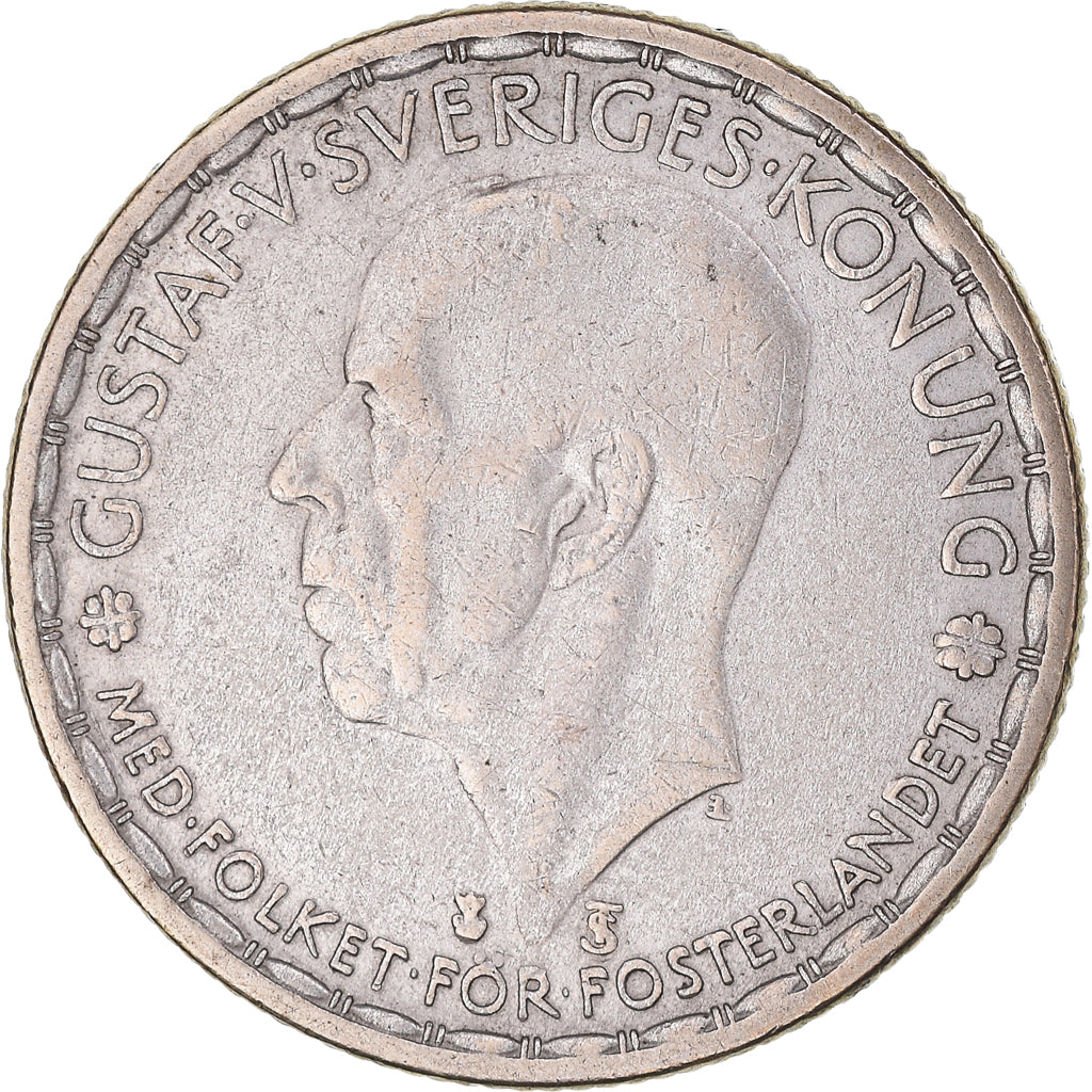 Münze, Schweden, Gustaf V, Krona, 1948, SS, Silber, KM:814