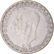 Münze, Schweden, Gustaf V, Krona, 1948, SS, Silber, KM:814