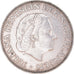 Coin, Netherlands, Juliana, 2-1/2 Gulden, 1961, AU(50-53), Silver, KM:185