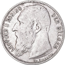 Coin, Belgium, Franc, 1909, VF(30-35), Silver, KM:57.1