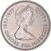 Münze, Tristan Da Cunha, Elizabeth II, 25 Pence, 1977, VZ+, Kupfer-Nickel, KM:1