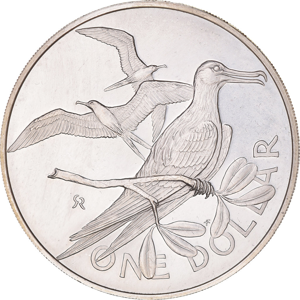 Coin, BRITISH VIRGIN ISLANDS, Elizabeth II, Dollar, 1974, Franklin Mint, U.S.A.