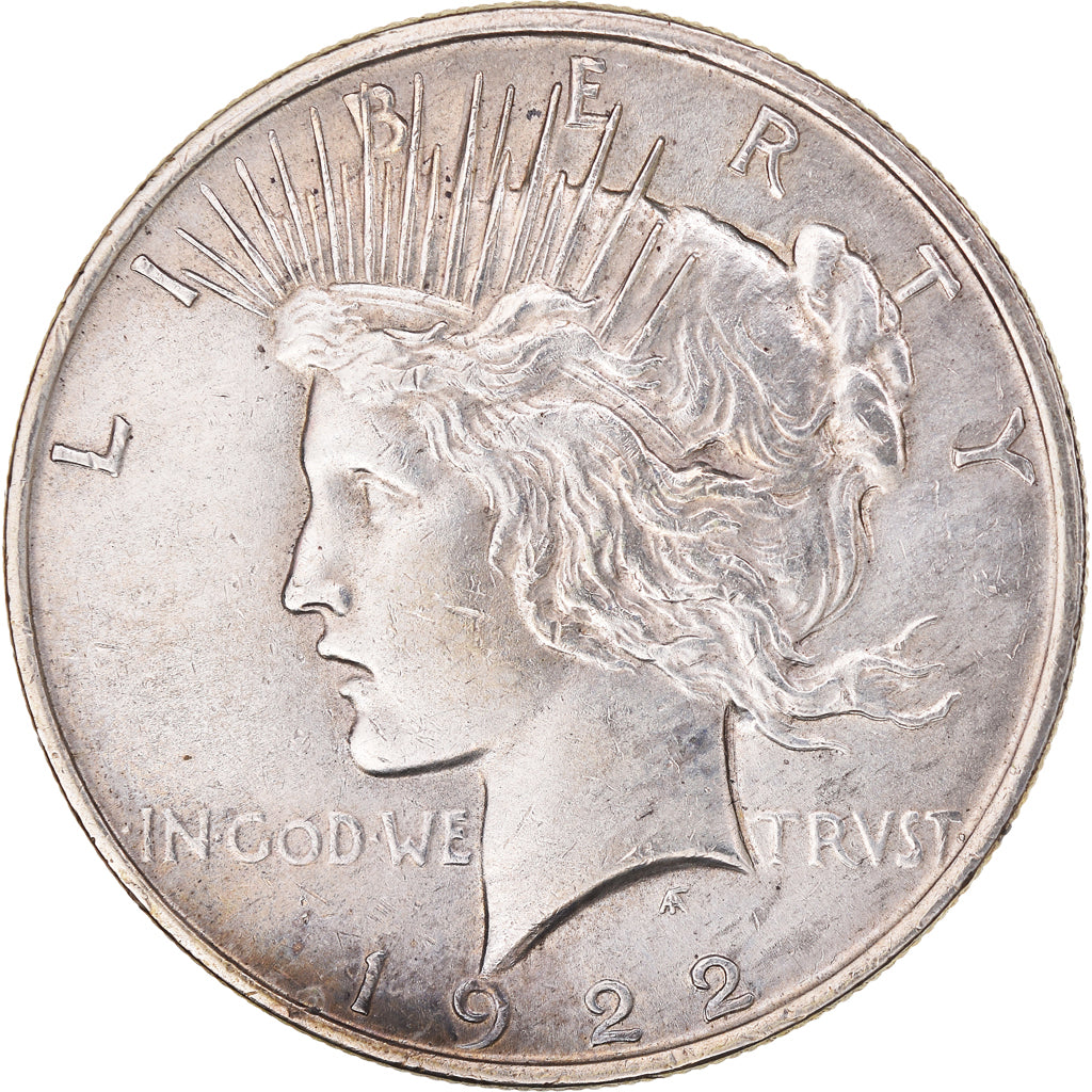 Moneta, Stati Uniti, Peace Dollar, Dollar, 1922, U.S. Mint, Philadelphia, MB+