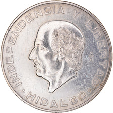 Moneta, Messico, 10 Pesos, 1956, Mexico City, MB+, Argento, KM:474